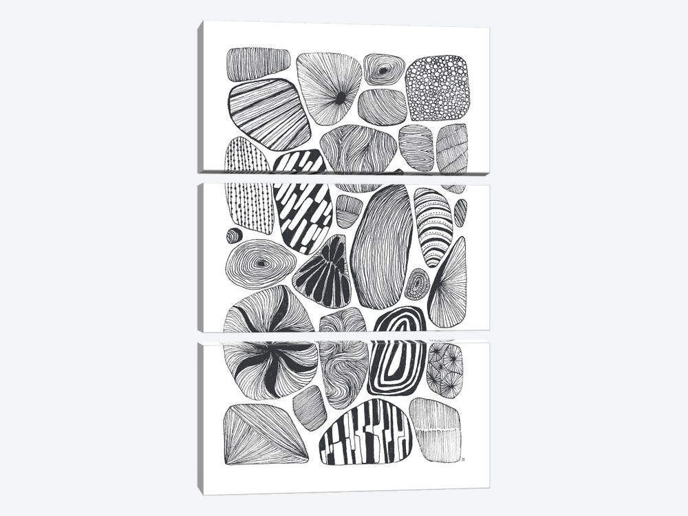 Stone Shapes by Tracie Andrews 3-piece Art Print
