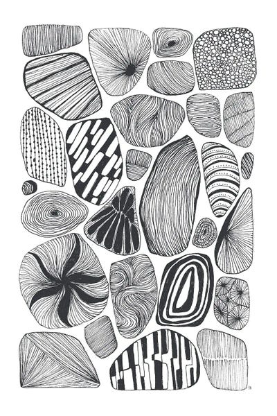 Zen Bedroom: Stone Shapes by Tracie Andrews