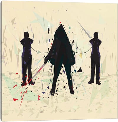 Michonne Canvas Art Print - Horror TV Show Art