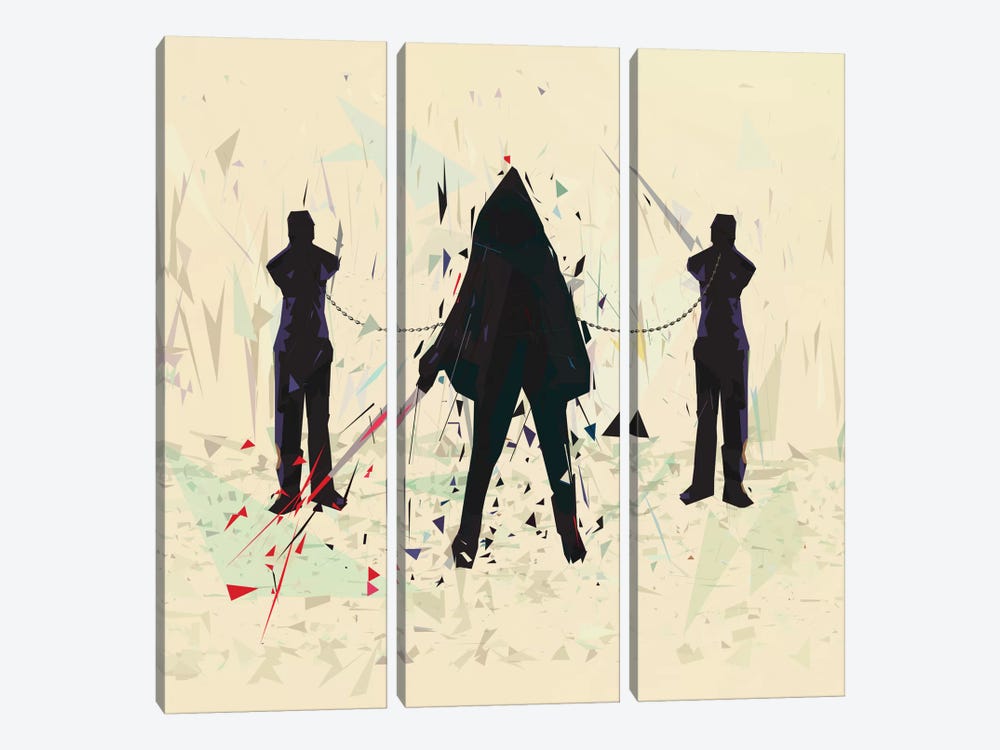 Michonne by Tracie Andrews 3-piece Canvas Art Print