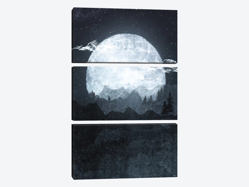 Moonrise by Tracie Andrews 3-piece Canvas Wall Art