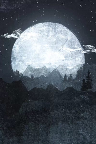 Kids Astronomy & Space Art: Moonrise by Tracie Andrews