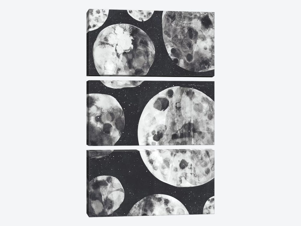 Moons by Tracie Andrews 3-piece Canvas Art