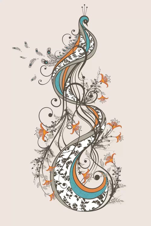 Peacock by Tracie Andrews wall art