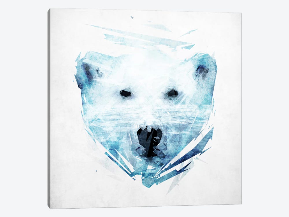 Polar Bear by Tracie Andrews 1-piece Canvas Print