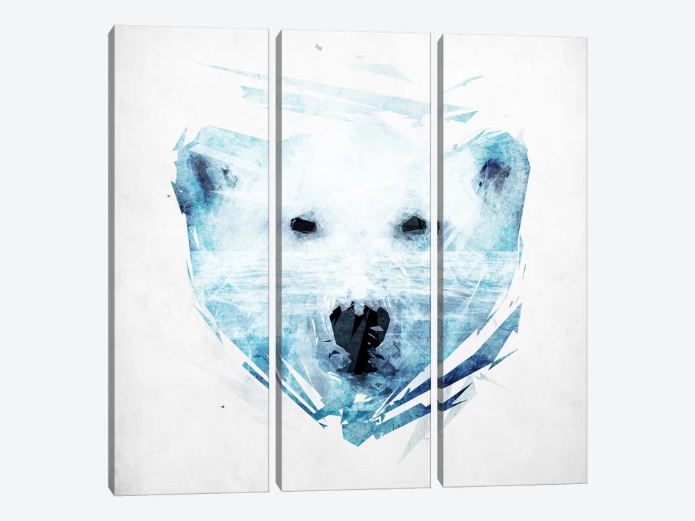 Polar Bear by Tracie Andrews 3-piece Art Print