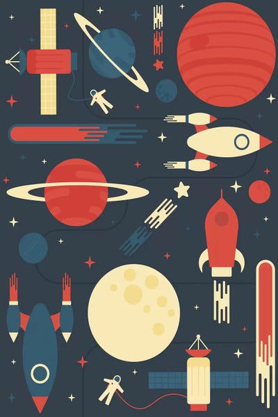 Kids Astronomy & Space Art: Space Odyssey by Tracie Andrews