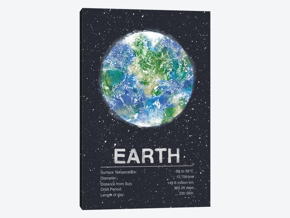 Earth by Tracie Andrews 1-piece Canvas Art