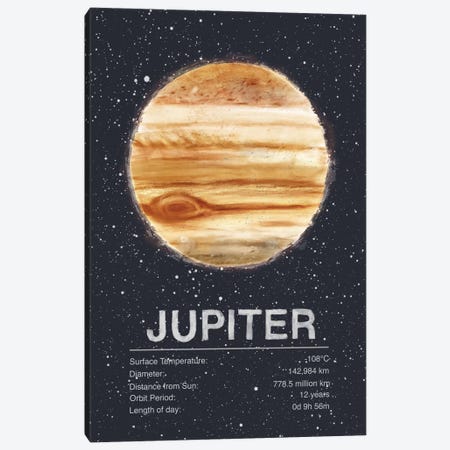 Jupiter Canvas Print #TRC60} by Tracie Andrews Canvas Artwork