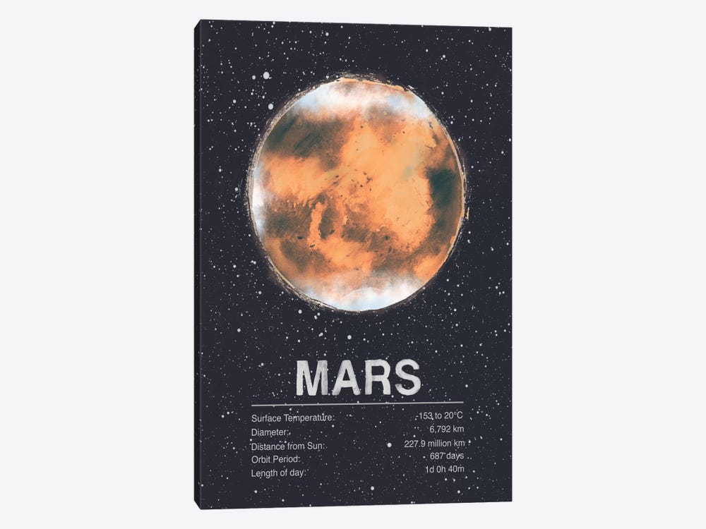 Mars by Tracie Andrews 1-piece Art Print