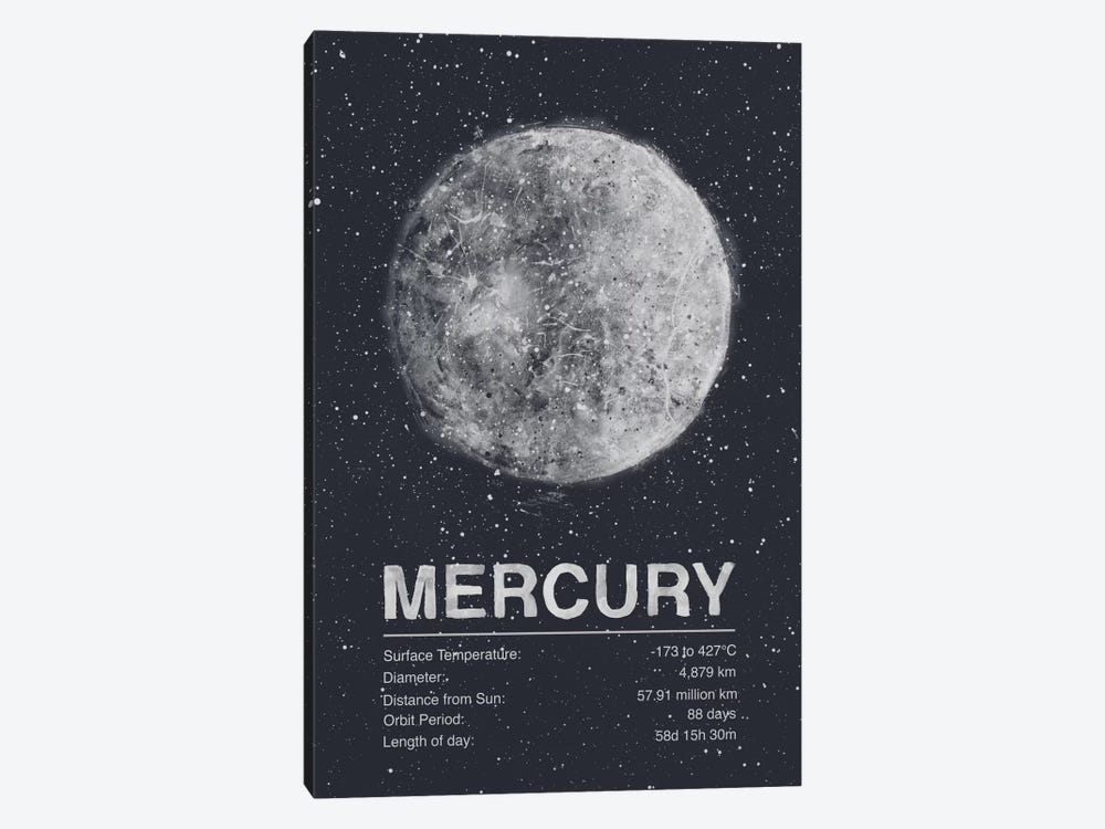 Mercury by Tracie Andrews 1-piece Canvas Wall Art