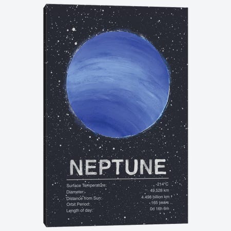Neptune Canvas Print #TRC63} by Tracie Andrews Canvas Artwork