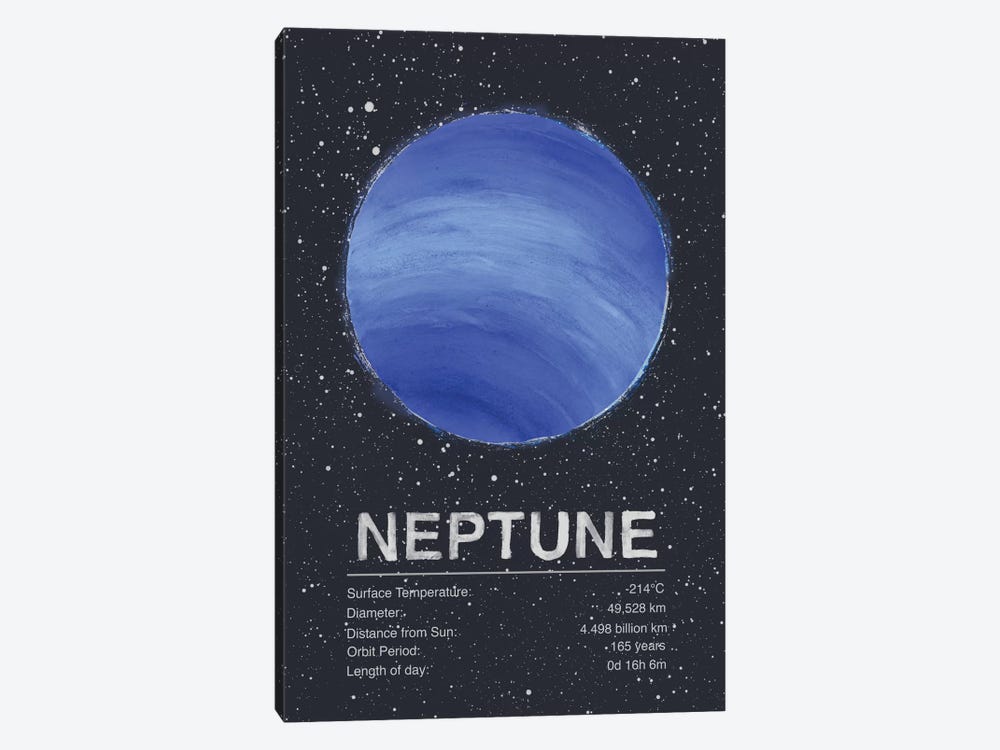 Neptune by Tracie Andrews 1-piece Canvas Print