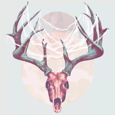 Threads by Tracie Andrews framed canvas print