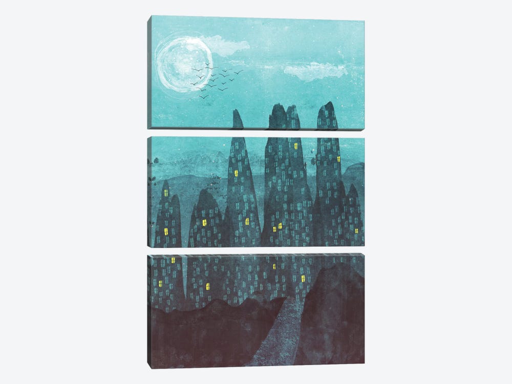 To The City by Tracie Andrews 3-piece Art Print