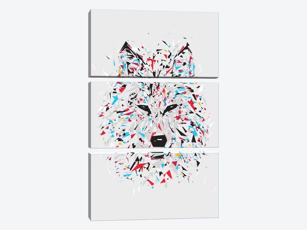 Wolf by Tracie Andrews 3-piece Art Print