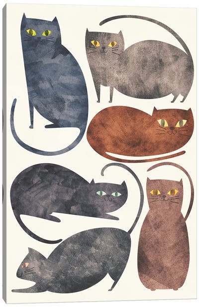 Cats Canvas Art Print - Tracie Andrews