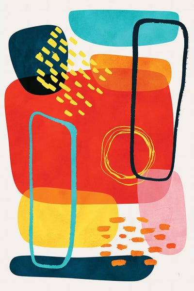 Large Abstract Art - Canvas Prints: Ferra by Tracie Andrews