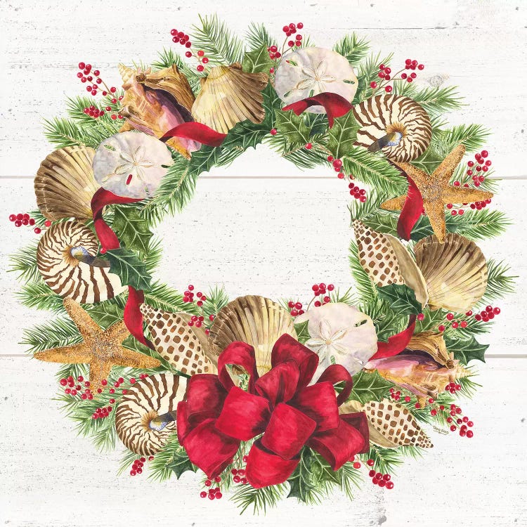 Christmas By The Sea Wreath square