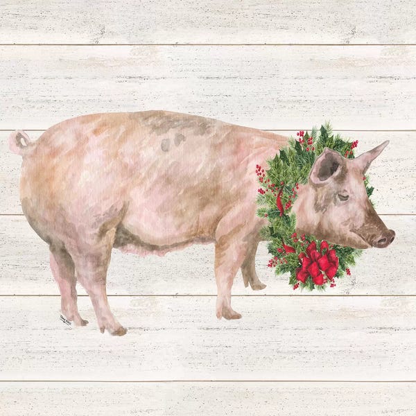 Pigs: Christmas On The Farm IV - Pig by Tara Reed