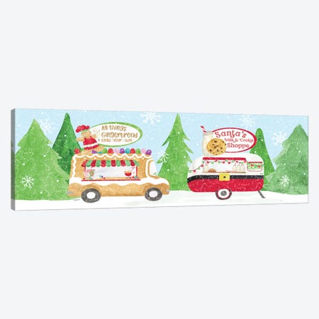Food Cart Christmas II Canvas Print #TRE143} by Tara Reed Canvas Print