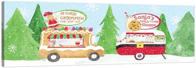 Food Cart Christmas II Canvas Art Print - Holiday Eats & Treats