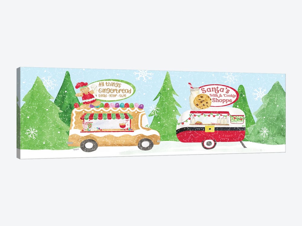 Food Cart Christmas II by Tara Reed 1-piece Canvas Artwork