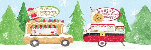 Holiday Décor: Food Cart Christmas II by Tara Reed