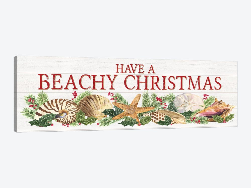Have A Beachy Christmas by Tara Reed 1-piece Canvas Artwork