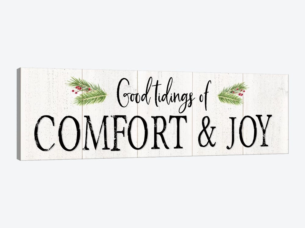 Peaceful Christmas - Comfort and Joy by Tara Reed 1-piece Canvas Print