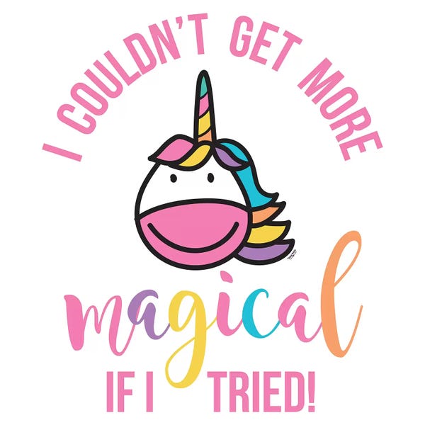 Tara Reed: Happy Unicorn III by Tara Reed