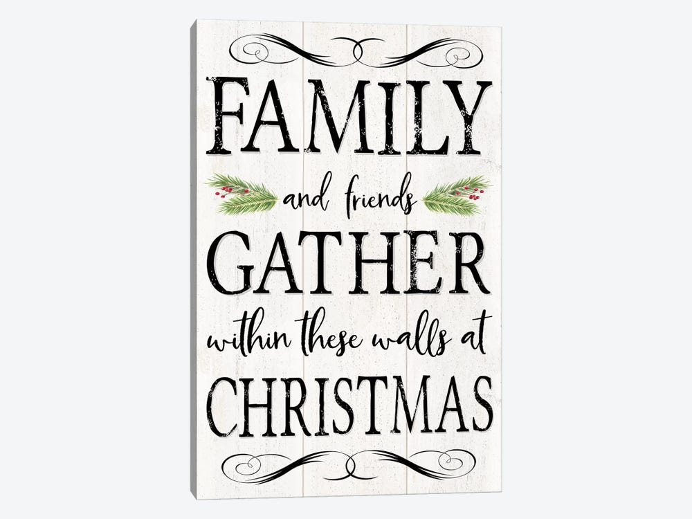 Peaceful Christmas - Family Gathers by Tara Reed 1-piece Canvas Print