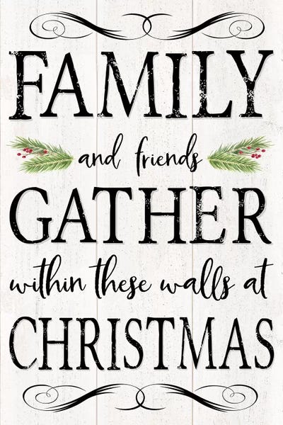Holiday Décor: Peaceful Christmas - Family Gathers by Tara Reed