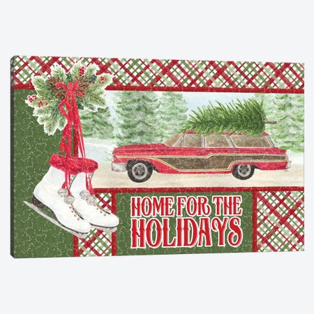 Sleigh Bells Ring - Home for the Holidays Canvas Print #TRE166} by Tara Reed Canvas Artwork