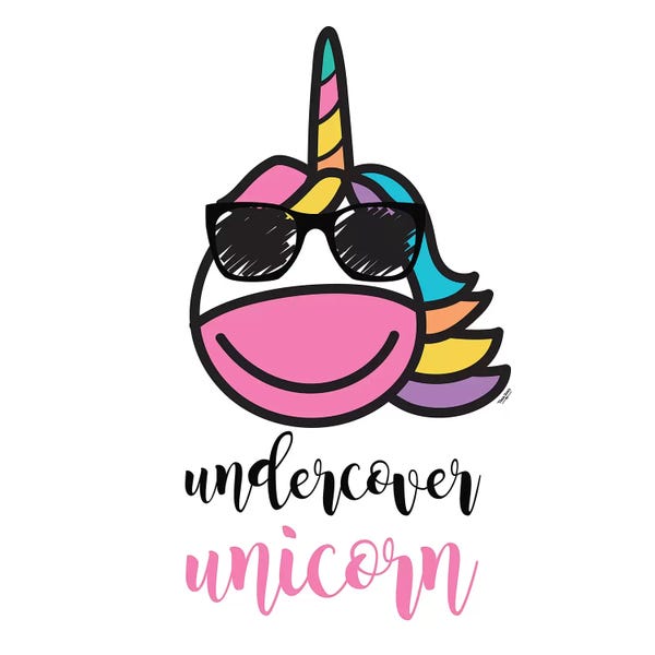 Unicorns: Happy Unicorn IV by Tara Reed