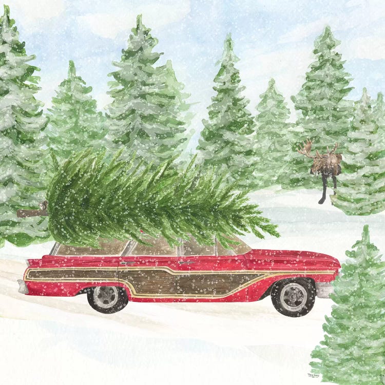 Sleigh Bells Ring IV - Tree Day by Tara Reed wall art