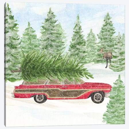 Sleigh Bells Ring IV - Tree Day Canvas Print #TRE176} by Tara Reed Canvas Print