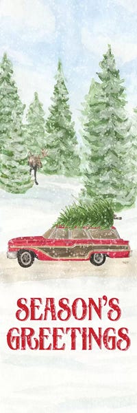 Tara Reed: Sleigh Bells Ring panel III - Skating Pond by Tara Reed