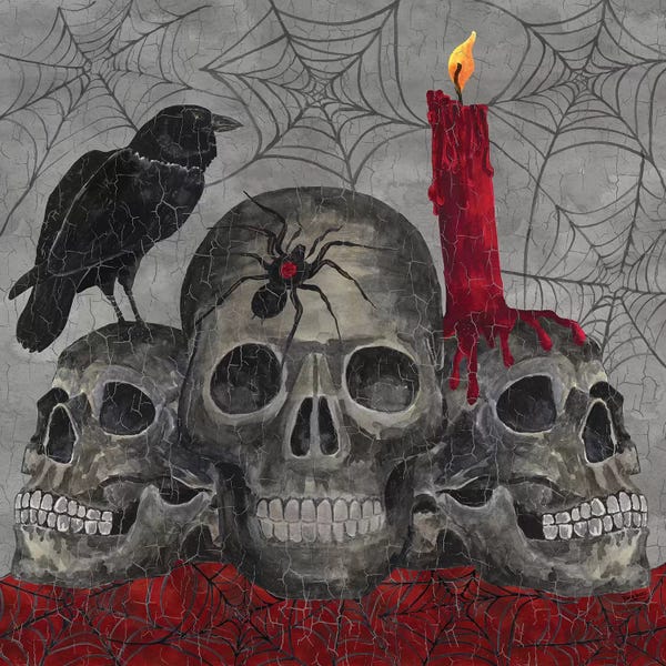 Crows: Something Wicked - 3 Skulls by Tara Reed