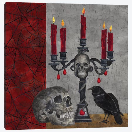 Something Wicked - Candlelabra  Canvas Print #TRE188} by Tara Reed Canvas Print