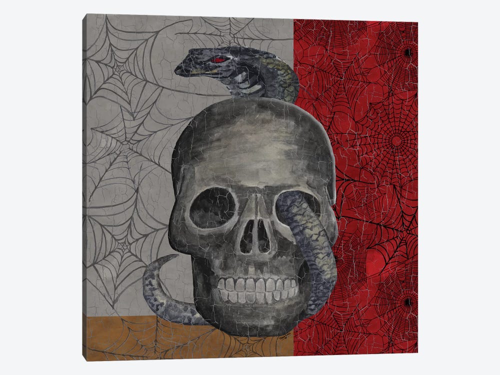 Something Wicked - Skull  by Tara Reed 1-piece Canvas Art Print