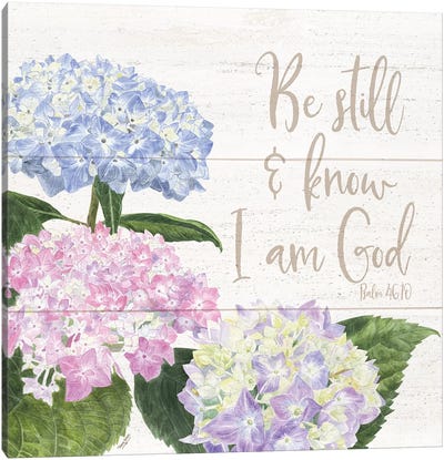 Abundant Blooms I Canvas Art Print - Bible Verse Art