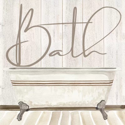 Rustic Bath II Bath by Tara Reed framed wall art