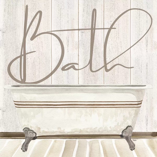 Roaring Brook Art: Rustic Bath II Bath by Tara Reed
