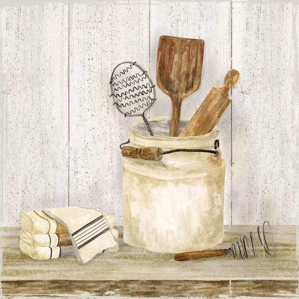 Tara Reed: Vintage Kitchen I by Tara Reed