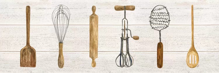 Vintage Kitchen Utensils Panel
