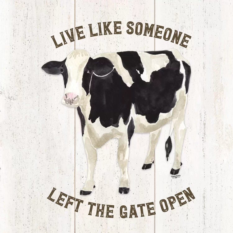 Farm Life Cow Live Like Gate