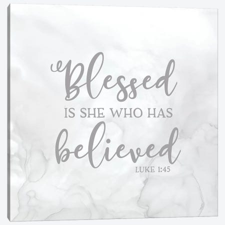Girl Inspired -Blessed Canvas Print #TRE227} by Tara Reed Canvas Print