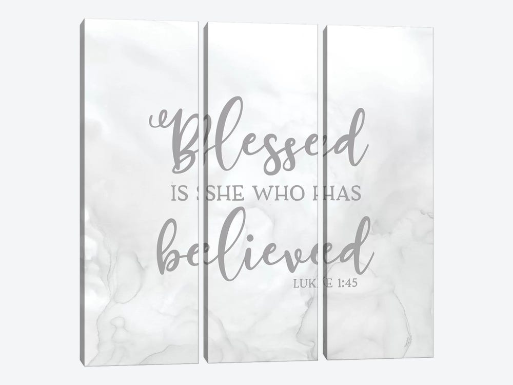 Girl Inspired -Blessed by Tara Reed 3-piece Canvas Art