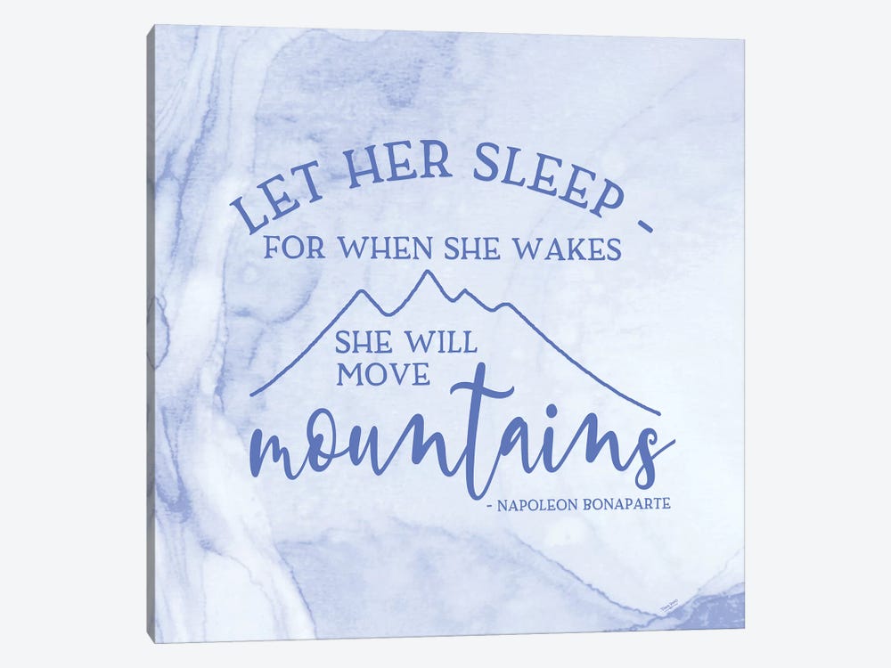 Girl Inspired- Move Mountains by Tara Reed 1-piece Canvas Art